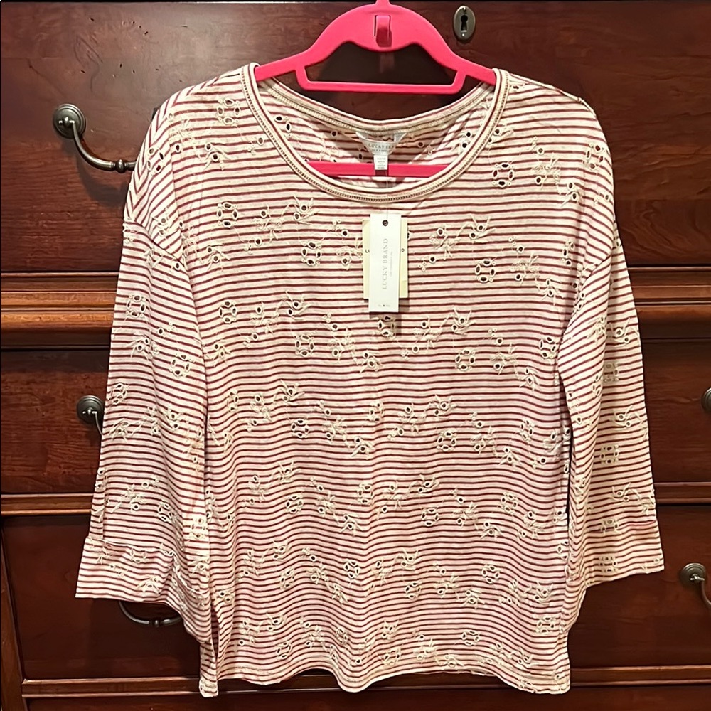Striped Pink Top